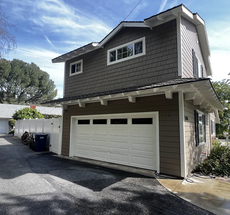 freshly exterior painted home near santa clarita